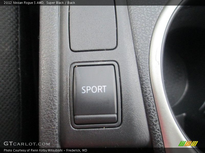 Super Black / Black 2012 Nissan Rogue S AWD