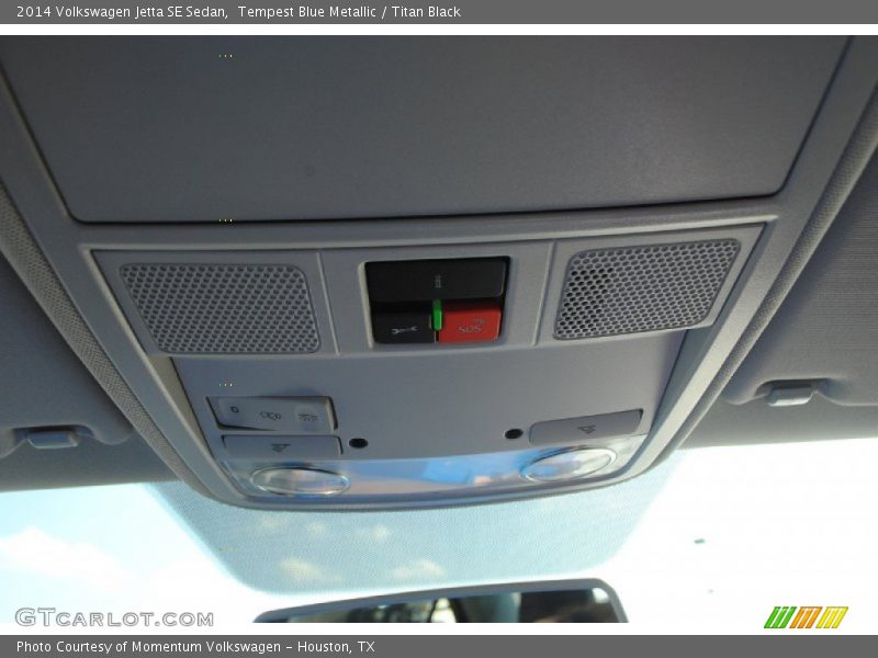 Tempest Blue Metallic / Titan Black 2014 Volkswagen Jetta SE Sedan