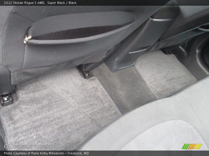 Super Black / Black 2012 Nissan Rogue S AWD