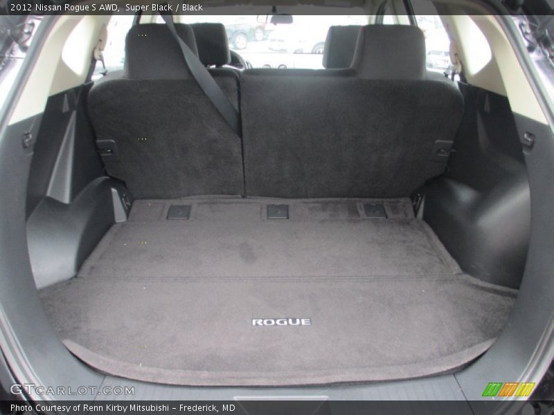 Super Black / Black 2012 Nissan Rogue S AWD