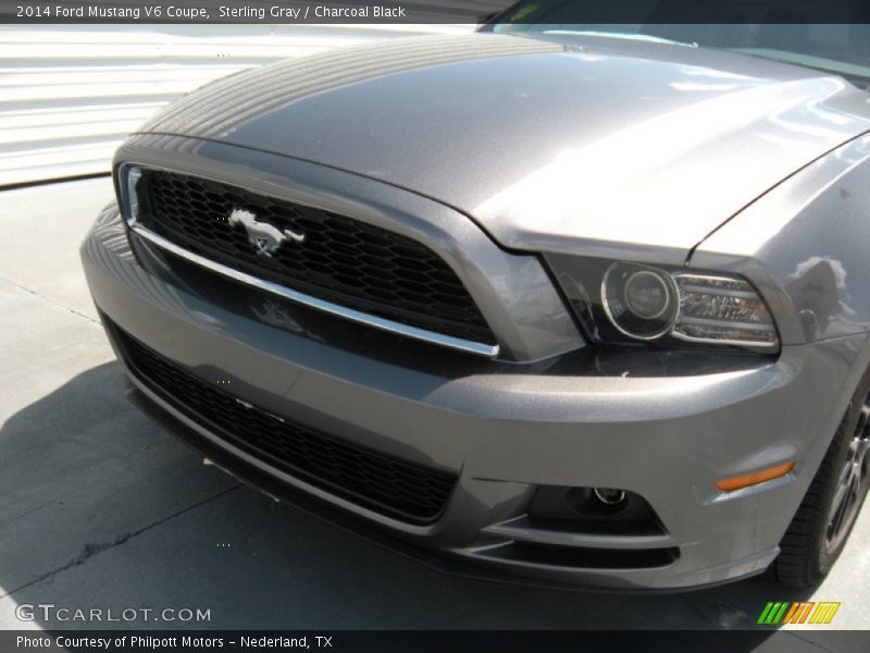 Sterling Gray / Charcoal Black 2014 Ford Mustang V6 Coupe