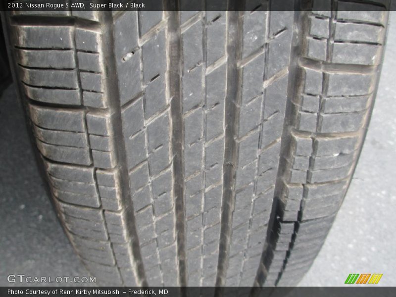 Super Black / Black 2012 Nissan Rogue S AWD