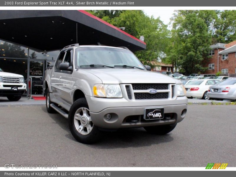 Silver Birch Metallic / Medium Flint 2003 Ford Explorer Sport Trac XLT 4x4