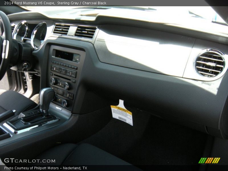 Sterling Gray / Charcoal Black 2014 Ford Mustang V6 Coupe