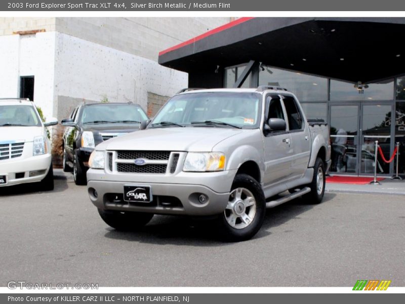 Silver Birch Metallic / Medium Flint 2003 Ford Explorer Sport Trac XLT 4x4