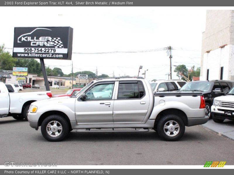 Silver Birch Metallic / Medium Flint 2003 Ford Explorer Sport Trac XLT 4x4