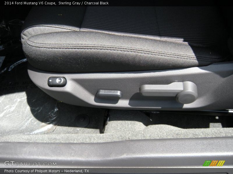 Sterling Gray / Charcoal Black 2014 Ford Mustang V6 Coupe