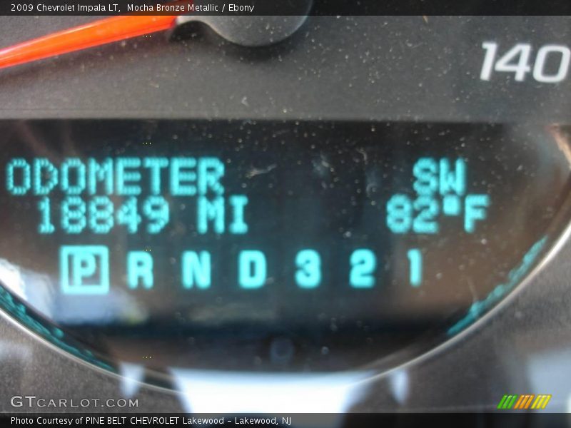 Mocha Bronze Metallic / Ebony 2009 Chevrolet Impala LT