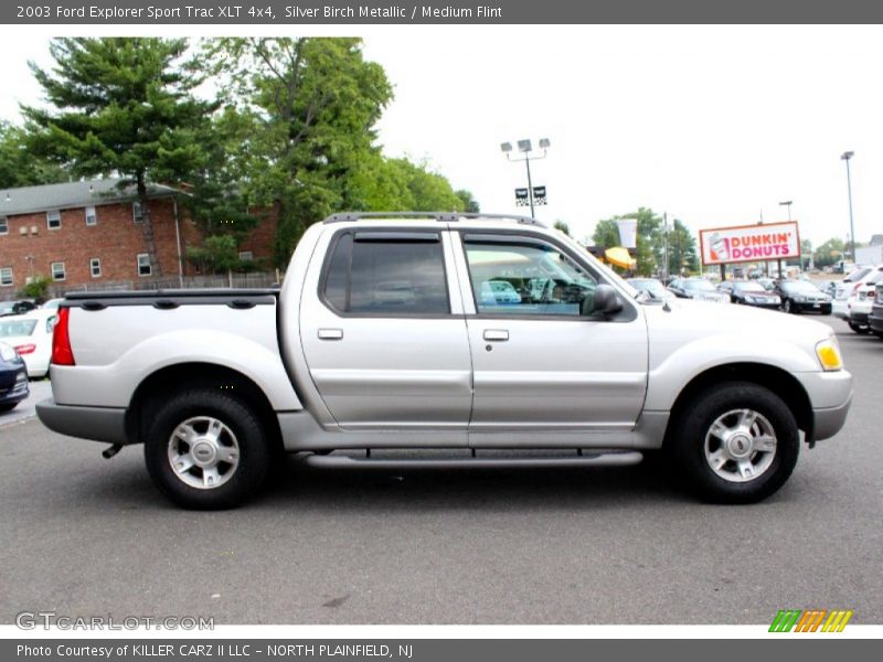 Silver Birch Metallic / Medium Flint 2003 Ford Explorer Sport Trac XLT 4x4
