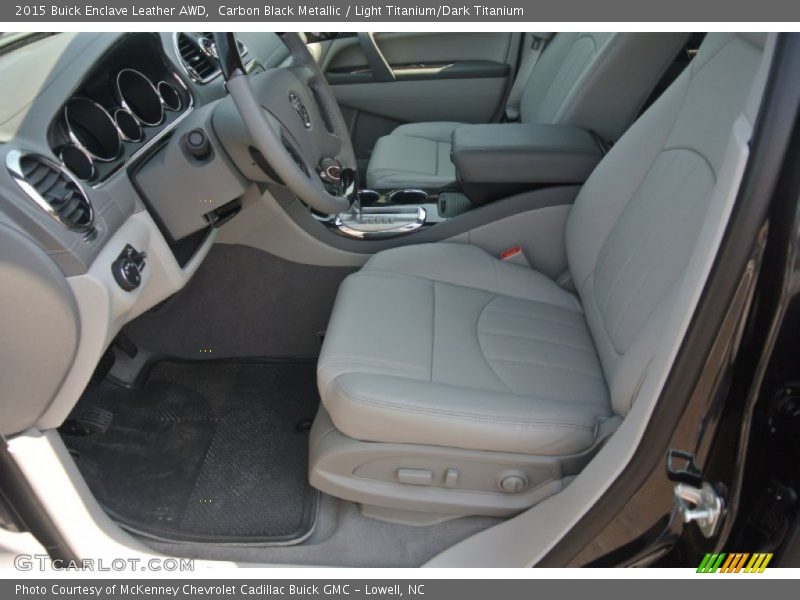 Carbon Black Metallic / Light Titanium/Dark Titanium 2015 Buick Enclave Leather AWD