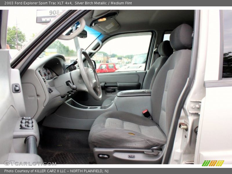 Silver Birch Metallic / Medium Flint 2003 Ford Explorer Sport Trac XLT 4x4