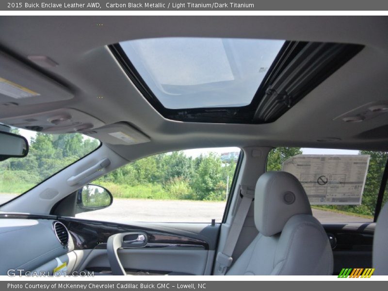 Carbon Black Metallic / Light Titanium/Dark Titanium 2015 Buick Enclave Leather AWD
