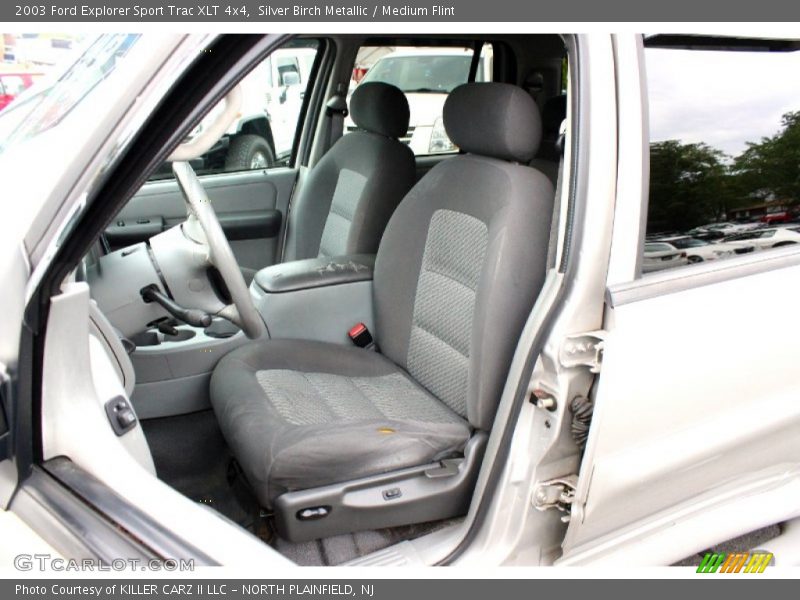 Silver Birch Metallic / Medium Flint 2003 Ford Explorer Sport Trac XLT 4x4