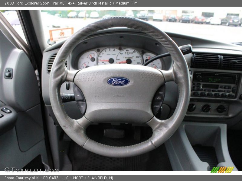 Silver Birch Metallic / Medium Flint 2003 Ford Explorer Sport Trac XLT 4x4