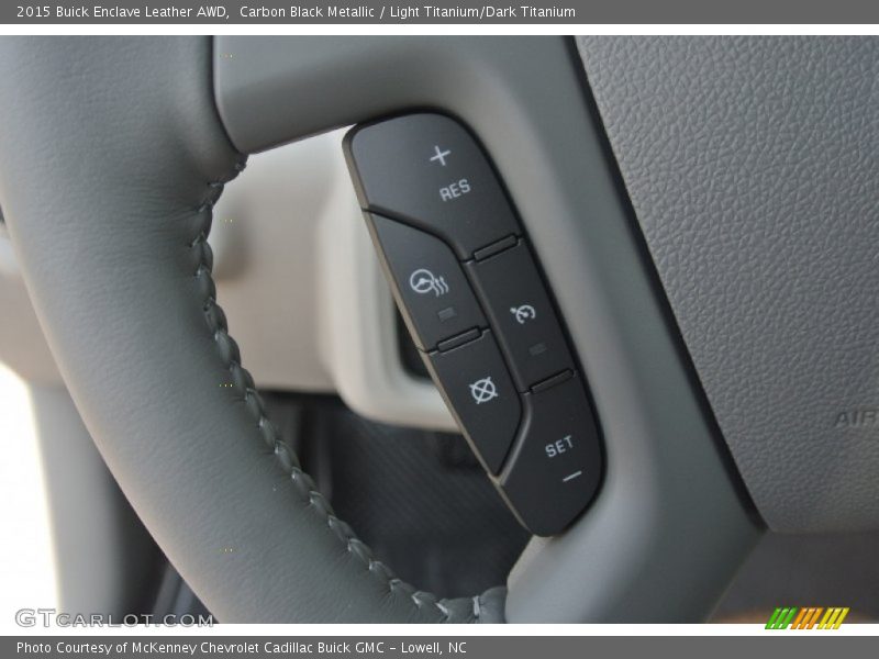 Carbon Black Metallic / Light Titanium/Dark Titanium 2015 Buick Enclave Leather AWD