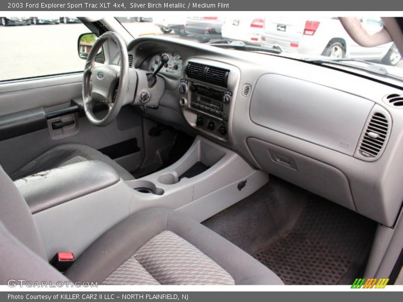 Silver Birch Metallic / Medium Flint 2003 Ford Explorer Sport Trac XLT 4x4