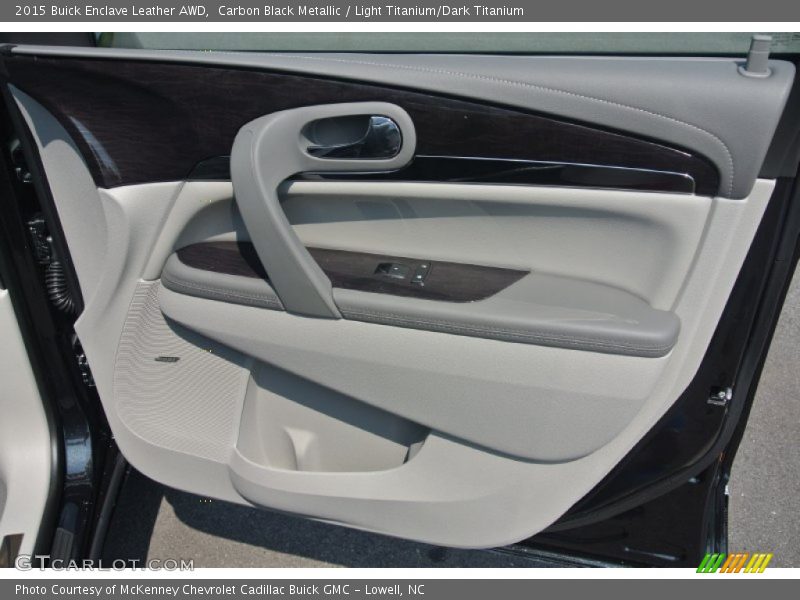 Carbon Black Metallic / Light Titanium/Dark Titanium 2015 Buick Enclave Leather AWD