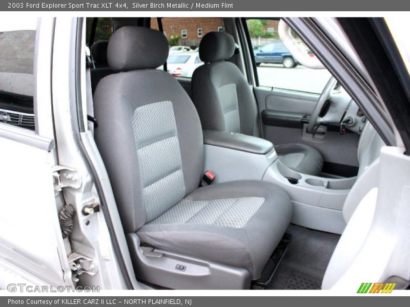 Silver Birch Metallic / Medium Flint 2003 Ford Explorer Sport Trac XLT 4x4