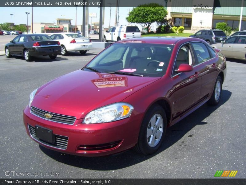 Red Jewel Tintcoat / Gray 2009 Chevrolet Impala LT