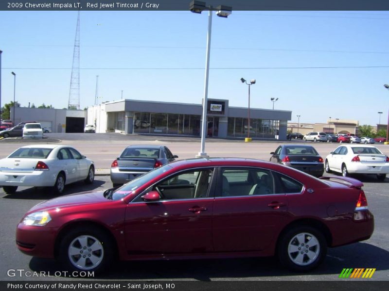 Red Jewel Tintcoat / Gray 2009 Chevrolet Impala LT