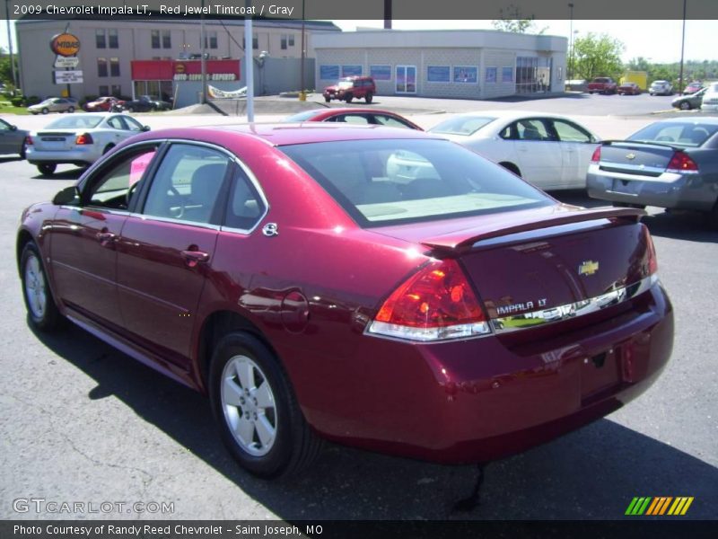 Red Jewel Tintcoat / Gray 2009 Chevrolet Impala LT