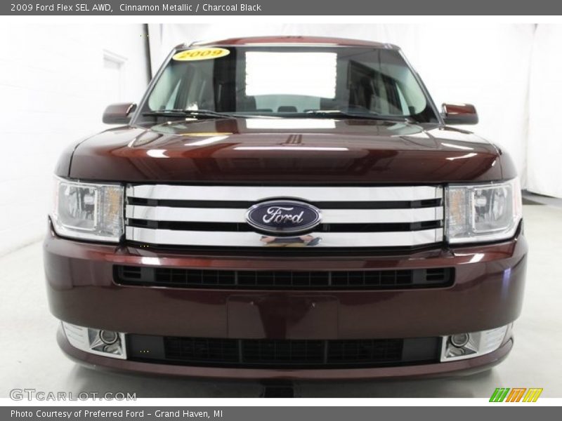 Cinnamon Metallic / Charcoal Black 2009 Ford Flex SEL AWD