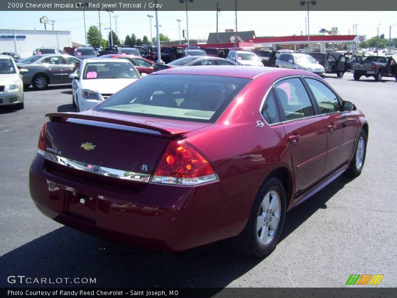 Red Jewel Tintcoat / Gray 2009 Chevrolet Impala LT