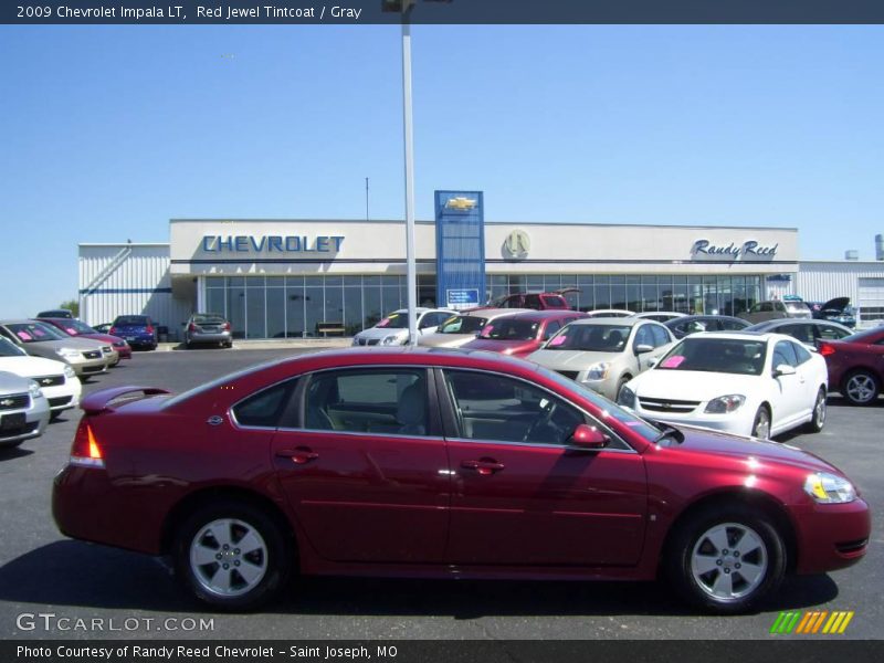Red Jewel Tintcoat / Gray 2009 Chevrolet Impala LT