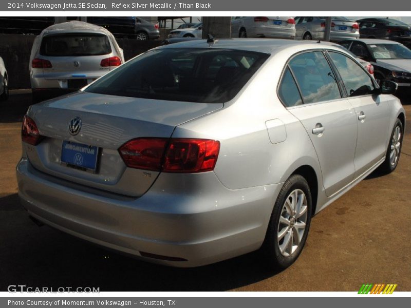 Reflex Silver Metallic / Titan Black 2014 Volkswagen Jetta SE Sedan