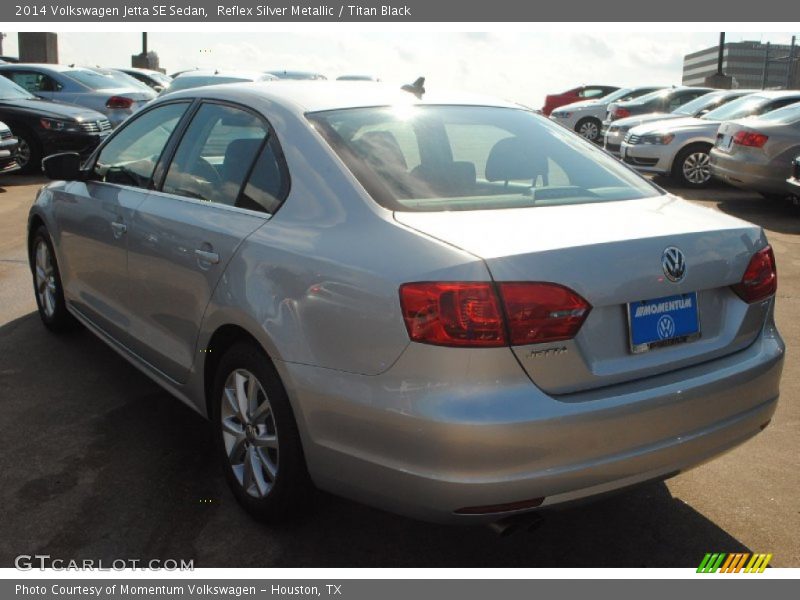 Reflex Silver Metallic / Titan Black 2014 Volkswagen Jetta SE Sedan