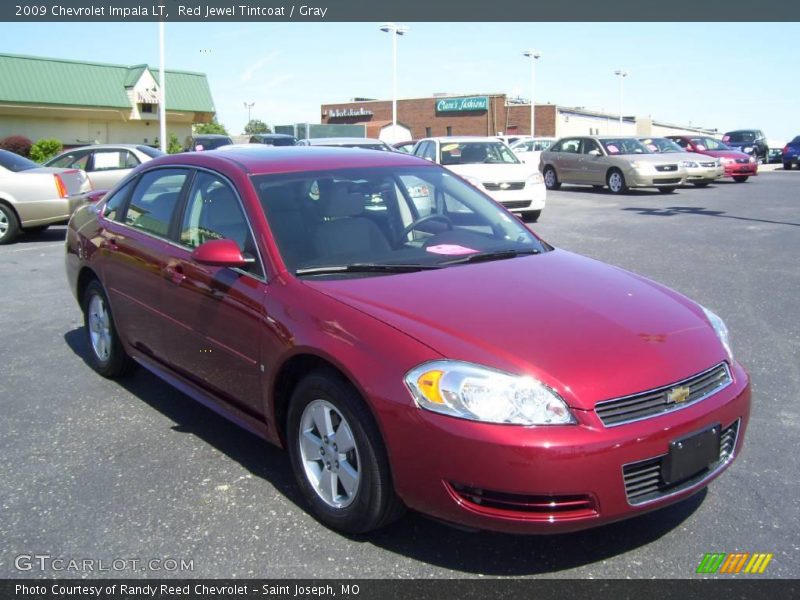 Red Jewel Tintcoat / Gray 2009 Chevrolet Impala LT