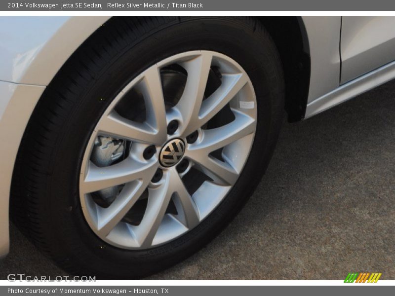 Reflex Silver Metallic / Titan Black 2014 Volkswagen Jetta SE Sedan