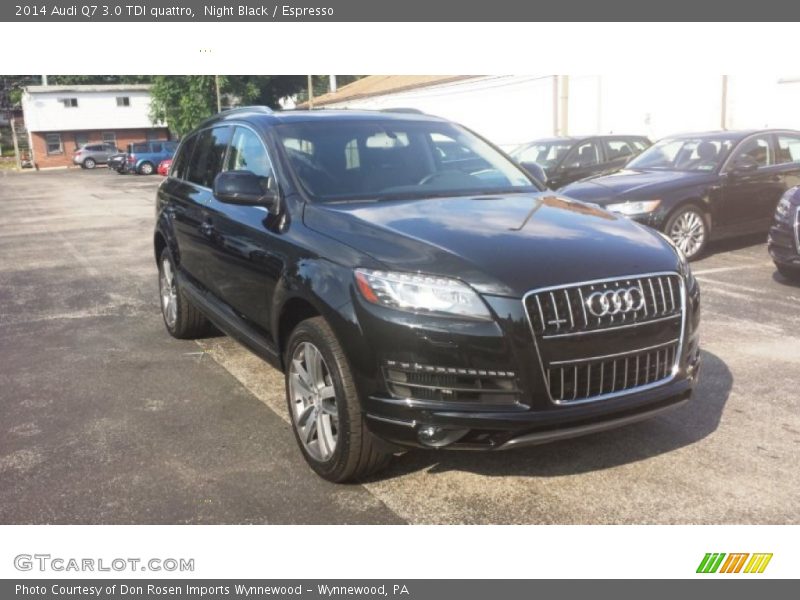 Night Black / Espresso 2014 Audi Q7 3.0 TDI quattro