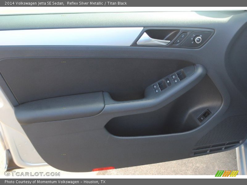Reflex Silver Metallic / Titan Black 2014 Volkswagen Jetta SE Sedan