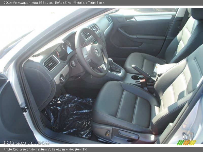 Reflex Silver Metallic / Titan Black 2014 Volkswagen Jetta SE Sedan