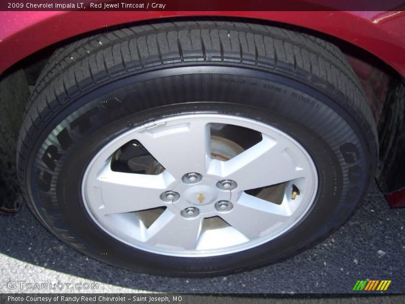 Red Jewel Tintcoat / Gray 2009 Chevrolet Impala LT
