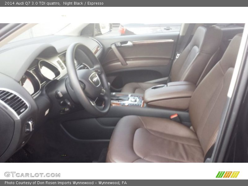 Night Black / Espresso 2014 Audi Q7 3.0 TDI quattro