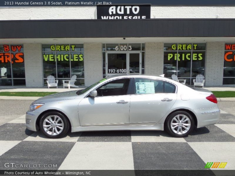 Platinum Metallic / Jet Black 2013 Hyundai Genesis 3.8 Sedan