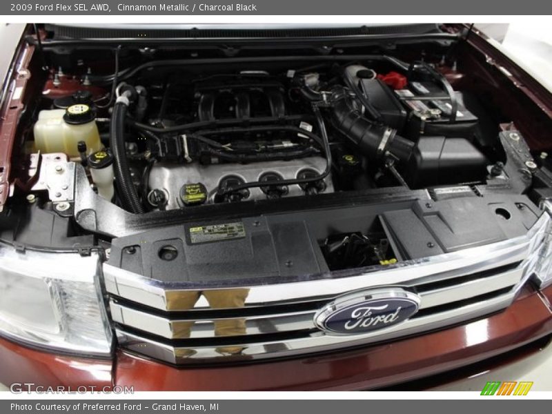 Cinnamon Metallic / Charcoal Black 2009 Ford Flex SEL AWD