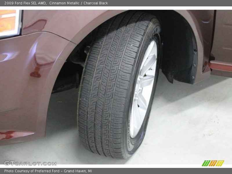 Cinnamon Metallic / Charcoal Black 2009 Ford Flex SEL AWD