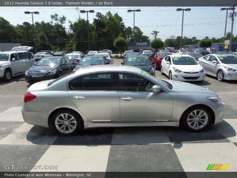 Platinum Metallic / Jet Black 2013 Hyundai Genesis 3.8 Sedan