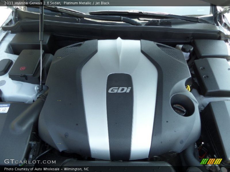 Platinum Metallic / Jet Black 2013 Hyundai Genesis 3.8 Sedan