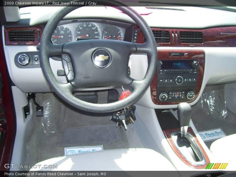 Red Jewel Tintcoat / Gray 2009 Chevrolet Impala LT