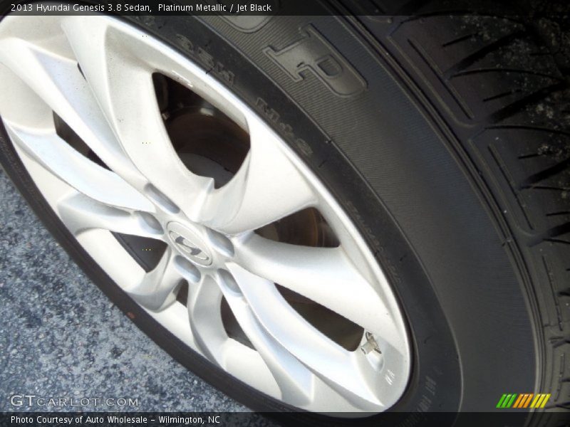 Platinum Metallic / Jet Black 2013 Hyundai Genesis 3.8 Sedan