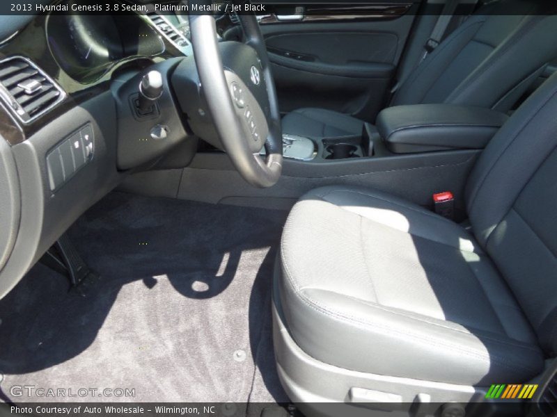 Platinum Metallic / Jet Black 2013 Hyundai Genesis 3.8 Sedan