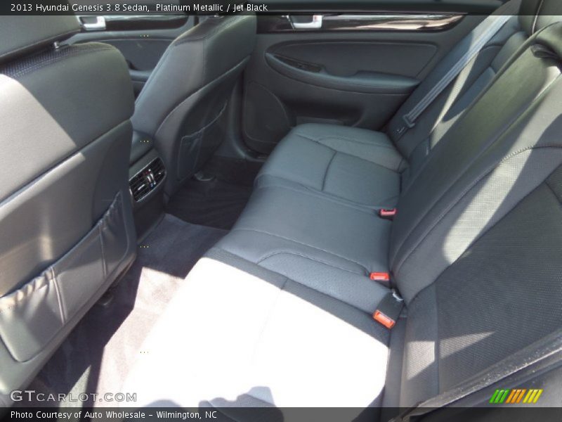 Platinum Metallic / Jet Black 2013 Hyundai Genesis 3.8 Sedan