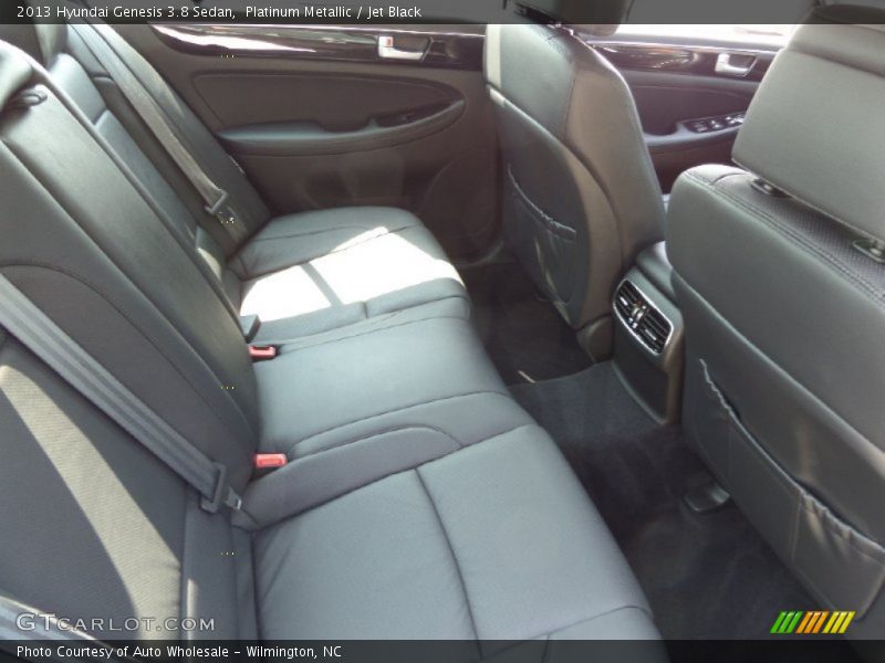 Platinum Metallic / Jet Black 2013 Hyundai Genesis 3.8 Sedan