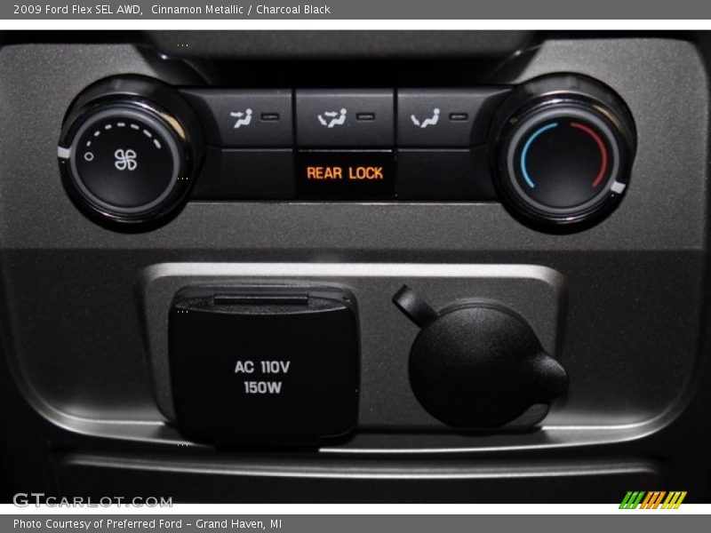 Cinnamon Metallic / Charcoal Black 2009 Ford Flex SEL AWD
