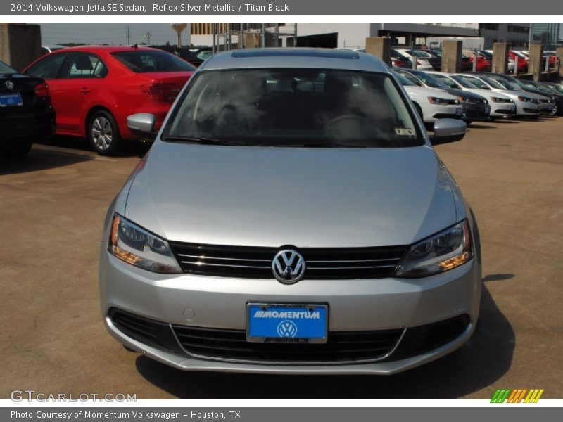 Reflex Silver Metallic / Titan Black 2014 Volkswagen Jetta SE Sedan