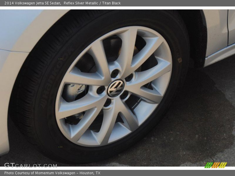 Reflex Silver Metallic / Titan Black 2014 Volkswagen Jetta SE Sedan